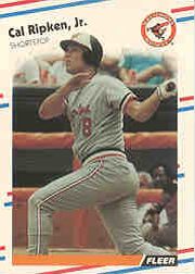 1988 Fleer Baseball Cards      570     Cal Ripken